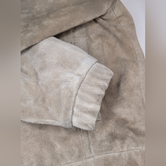 Vintage VTG Wilson Suede and Leather Jacket Made in Korea sz 12 Style 6697 - Picture 3 of 12